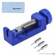 Warmstor Watch Repair Tool  Watch Band Link Strap Pin Remover Repair Tool Kit (Blue) with 3-Pack Extra Pins - B078YJDJP5