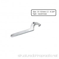 Xgunion C Spanner Tool Adjustable Hook Wrench Chrome Vanadium — 51-121mm 2 - 4 3/4 (Large) - B01FHMEESO